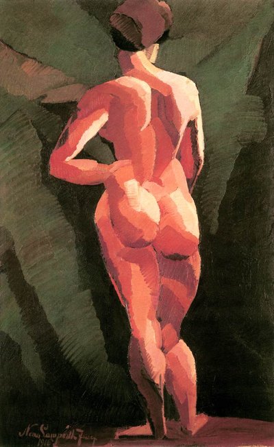 Nude, Back View by József Nemes Lampérth